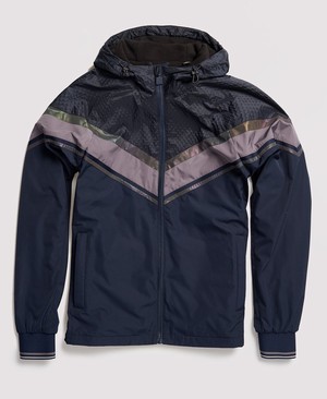 Superdry Eclipse Cagoule Férfi Kabát Sötétkék | PTNKV5628